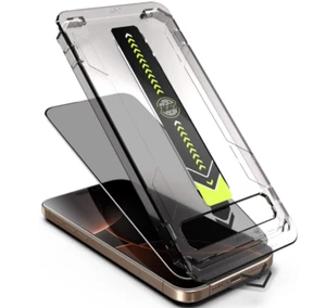 Anti-Peeping Tempered Glass Screen Protector For iPhone 16 Pro Max Full Coverage - Zdjęcie 1 z 18