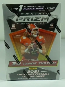 2021 PRIZM Draft Picks Panini Collegiate Football 1 Box 30 Trading Cards #963 - Picture 1 of 4