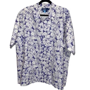 Camisa Polo Ralph Lauren Para Hombres XL Lino Algodón Campamento Caldwell Cuello Lazo De Colección Años 90 - Imagen 1 de 12