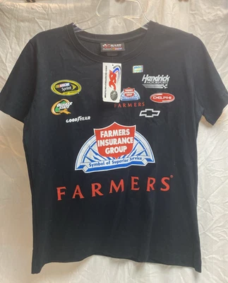 Новый женщин NASCAR Kasey Kahne #5 фермеров страхования футболка средний погони - Изображение 1 из 4