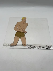 ADVENTURES OF FLASH GORDON ORIGINAL PRODUCTION ANIMATION CEL Flash shirtless - Picture 1 of 10