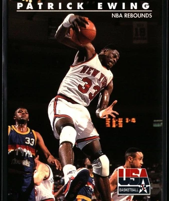 Patrick Ewing 1992 SkyBox USA #27 NBA Rebounds USA - Image 1 of 2