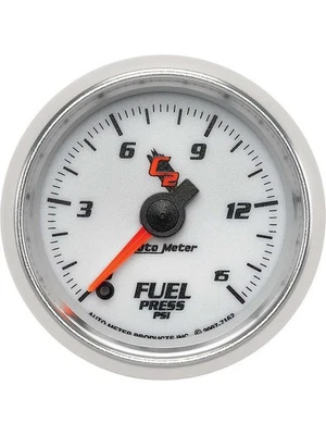 Auto Meter 2-1/16 Fuel Pressure, 0-15 PSI, Stepper Motor, C2 (7162) - Image 1 of 4