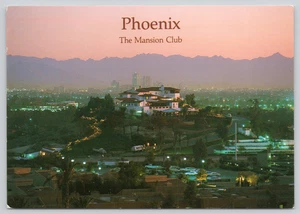 Postcard The Wrigley Mansion Club Phoenix Arizona - Twilight View - Jerry Sieve - Picture 1 of 2