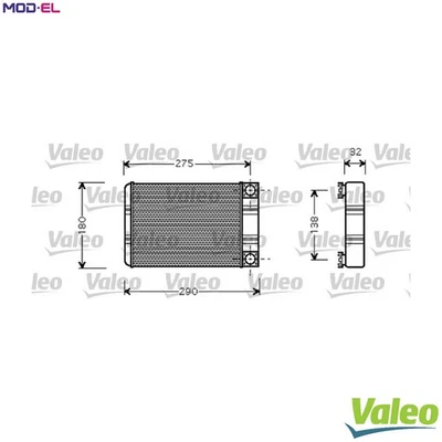 HEAT EXCHANGER INTERIOR HEATING 812321 FOR MERCEDES-BENZ C-CLASS/Sportcoupe 2.1L - Image 1 of 4