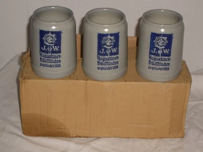 AUGUSTINER Bräu München - orig. Steinkrug 0,5 l - neu, aus dem Karton