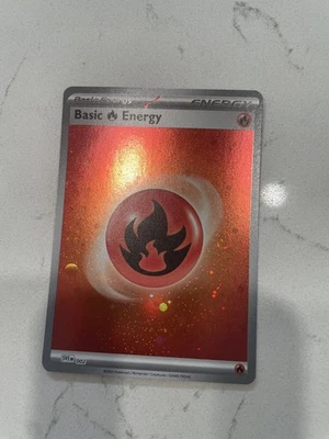 Basic Fire Energy (Cosmos Holo) 002 Sv01: Scarlet & Violet Base Set Holo - Image 1 of 2
