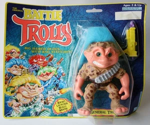 RARE VINTAGE 1993 ORIGINAL BATTLE TROLLS GENERAL TROLL HASBRO NEW SEALED ! - Picture 1 of 8