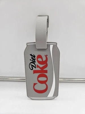 Diet Coca Cola Red Can Coke Luggage Tag UNUSED Coca-Cola Company - Image 1 of 4