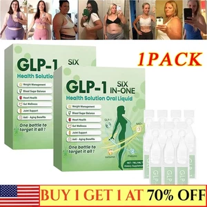 GLP-1 SIX-in-ONE Solution Oral Liquid, 2025 New GLP-1 Oral Solution - Picture 1 of 13