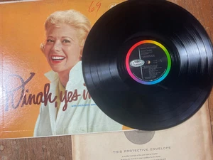Dinah Shore Dinah, yes indeed! Vinyl Record 1959 Capitol Records T-1247 - Picture 1 of 7