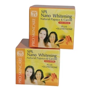 Nano Natural Papaya Carrot + Glutathione Face Cream 2pieces 15g Each - Picture 1 of 5