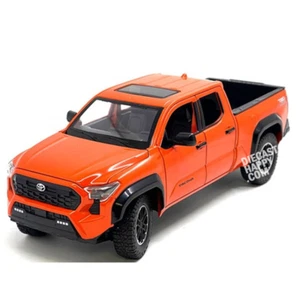 2024 Toyota Tacoma TRD Pro Off-Road 1:24 Scale Diecast Model Orange - Picture 1 of 4
