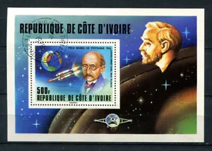 Cote D'Ivoire : Nobel Price souvenir sheet from 1978 - CTO - Picture 1 of 1