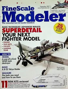 Fine Scale Modeler Magazine Dezember 2007 Superdetail Ihr nächstes Kämpfermodell - Bild 1 von 3