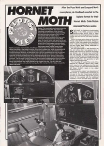 de Havilland Hornet Moth Aircraft Report 12/7/2022u - Picture 1 of 1