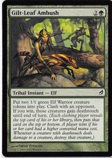 Gilt-Leaf Ambush *PLAYSET BUNDLE* Magic MtG x4 Lorwyn SP