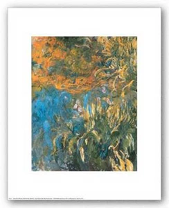 FLORAL ART PRINT Iris 1914 1917 by Claude Monet 11x14 - Picture 1 of 1