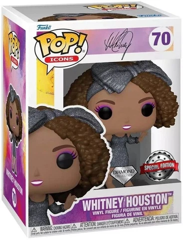 Funko POP! Icons: Whitney Houston - Whitney Houston (DC) (Special Edition) #70 Cover