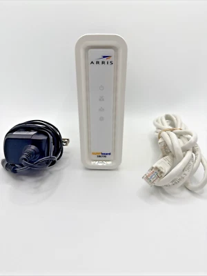 ARRIS SURFboard SB6190 DOCSIS 3.0 Cable Modem /Power Adapter + Ethernet Cord - Image 1 of 4