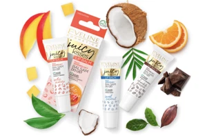Eveline Cosmetics Juicy Kisses Lip Balm Butter – Coconut, Mango, or Chocolate - Picture 1 of 4