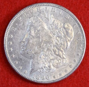 1896-P Morgan Liberty Dollar 90% Silver High Grade Coin MG552 - Picture 1 of 2