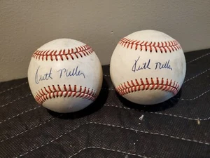 Lot KEITH MILLER Single Signed autographed ONL Baseballs mets wear - Picture 1 of 5