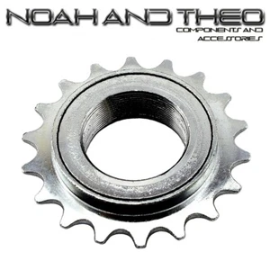 N&T 18T 34mm 1/2" x 1/8" Silver BMX Freewheel Bicycle Single Speed Cog Sprocket - Picture 1 of 2