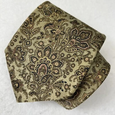 Robert Talbott Best of Class Paisley Mens Neck Tie Silk USA Classic - Image 1 of 4