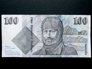 Australia $100 One Hundred Dollar Banknote Johnston / Fraser - Picture 1 of 2