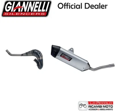 Silencieux + Silencieux Giannelli Aluminium Pour Fantic Xe 50 Enduro 2021 - Photo 1/3
