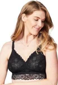 Cake Chantilly Lace Maternity Nursing Bralette Bra UK S (B-D cup) L (DD-F cup) - Picture 1 of 4