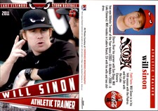 Will Sinon 2011 Grandstand Lake Elsinore Storm #NNO Card *AutographDen*