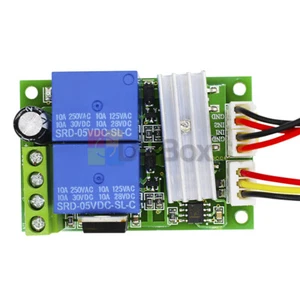 DC 6V 12V 24V 3A 30A PWM Adjustable Reversible Motor Control Relay Module - - Picture 1 of 15
