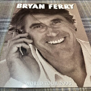 BRYAN FERRY 2003 WORLD TOUR PROGRAMME VG CONDITION - Picture 1 of 3