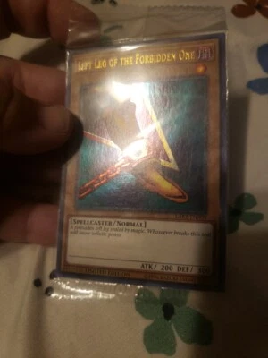 Lost Art Promotional Left Leg Of The Forbidden One Exodia Yugioh Sealed Card - Image 1 of 2