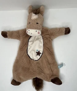 Douglas Baby Plush Sshlumpies Brown Horse Pony Donkey Security Blanket Lovey - Picture 1 of 6