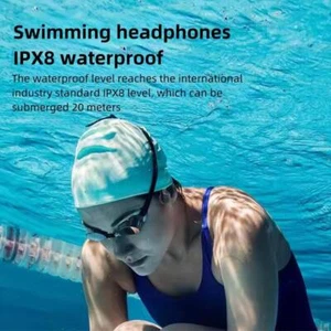 Cuffie da nuoto per ascoltare musica con 32g e memoria a vita lunga N8X9 - Foto 1 di 23