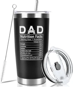 20 Oz Tumbler Cup Fathers Day Funny Gift,Christmas Xmas Presents - Picture 1 of 6