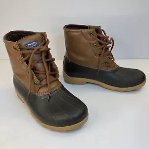 Sperry Port Boot Boy’s Size 4M Brown/Tan Shoes, Casual - Picture 1 of 11