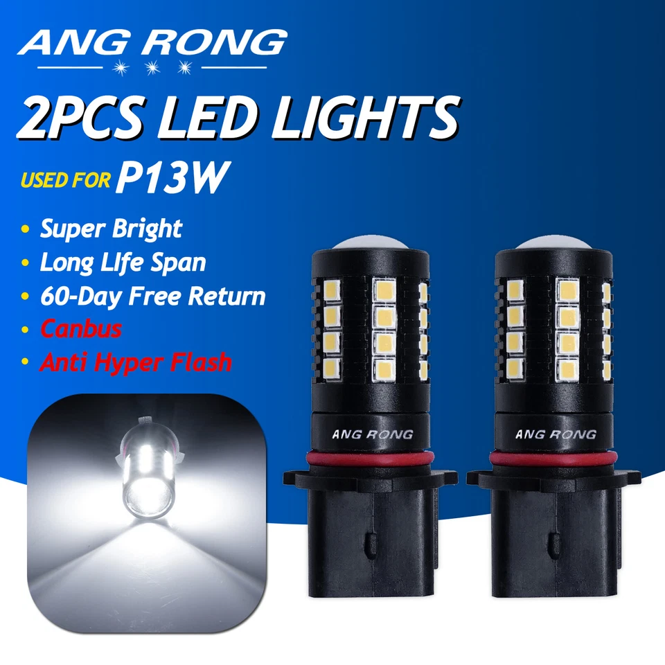 P13w Samsung SMD 30 LED Chip Daytime Running Fog Driving Light Xenon White 12v