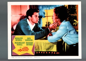FIVE FINGER EXERCISE-1962-LOBBY CARD-RICHARD BEYMER-ROSALIND RU FN/VF