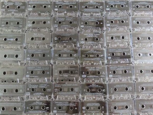 CHOICE QTY LOT 1 TO 100 CLEAR CASSETTE TAPES CRAFTS 4 CENTERPIECE  DECORATIONS - Bild 1 von 4