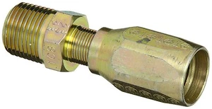 EATON Weatherhead 06908D-108 Male Pipe Rigid Fitting, AISI/SAE 12L14 CarbonSteel - Picture 1 of 2