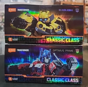Blokees Lot of 2 Transformers ROTB Classic Class Optimus Prime & Bumblebee NIB - Picture 1 of 9