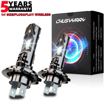 2x H7 LED Headlight Bulbs Kit 6500K For BMW F700GS 2013 2014 2015 2016 2017 2018 - Image 1 of 4
