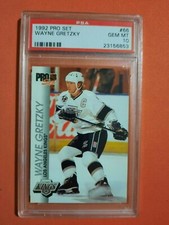 Wayne Gretzky 1992 pro set card los angeles kings #66 PSA 10 GEM MT POP 28