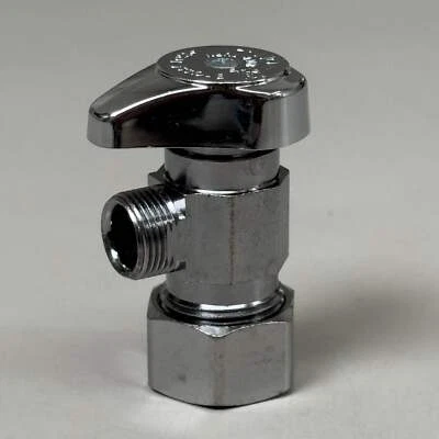 BRASS CRAFT (New) 1/2" Compr. Angle Stop Valve - Image 1 of 4