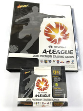 2006-07 SELECT A-LEAGUE TRADING CARD FACTORY BOX(32 PKS)+OFFICIAL ALBUM+20 PAGES