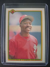 Vince Coleman - St. Louis Cardinals - 1990 Bowman Baseball Card #198